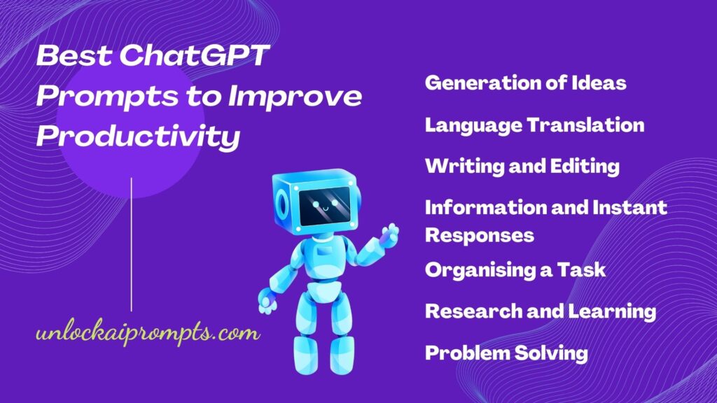 chatgpt prompts to improve productivity