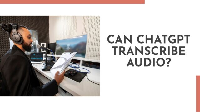 can chatgpt transcribe audio